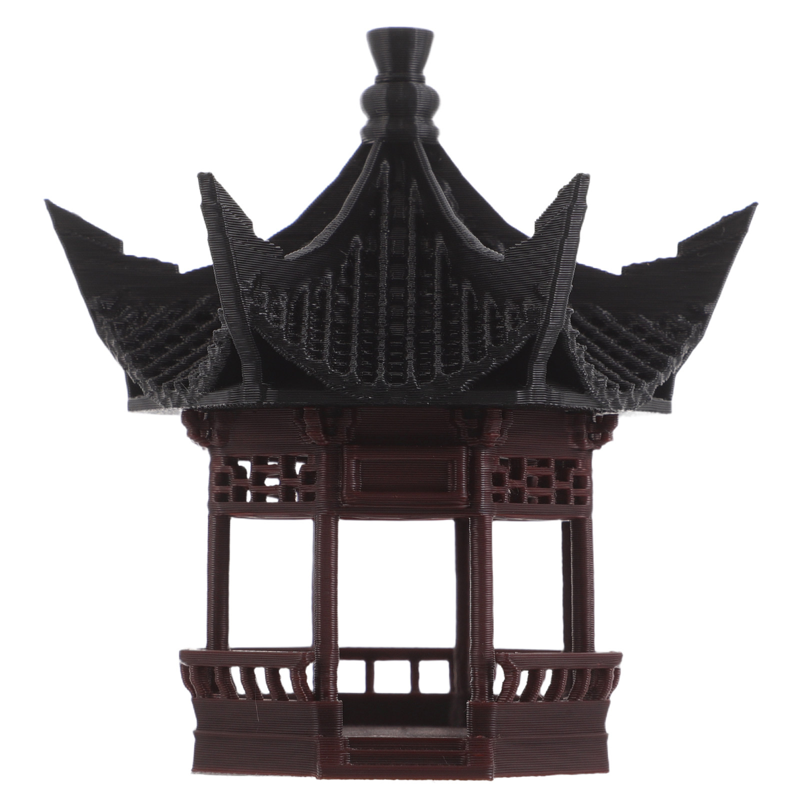 Bonsai Garden Landscape Design - Minyatür Pagoda Dekor, Zarif Geleneksel Tasarım,