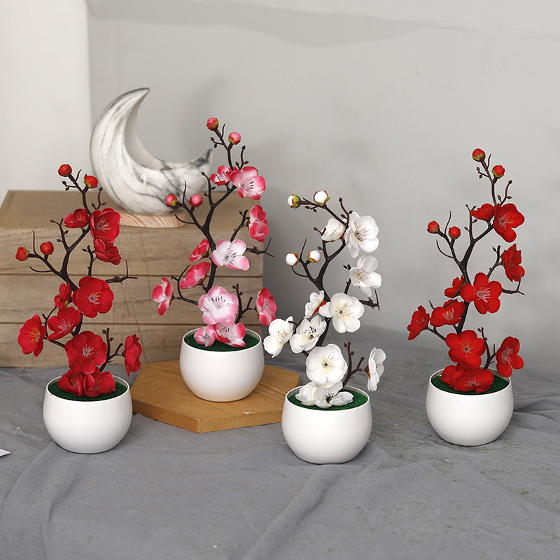 Bonsai Garden Ideas - Noel Sahte Yeşil PE Çam Dalları